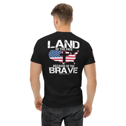 Land Of The Free Men's classic tee