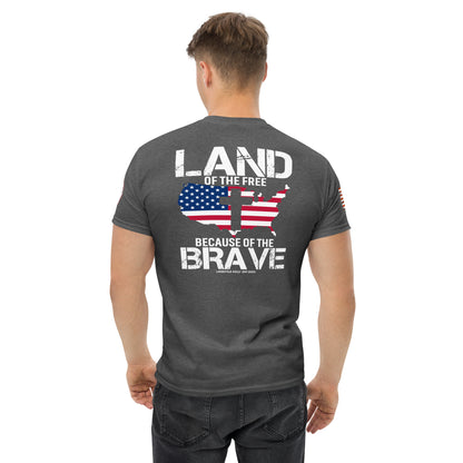 Land Of The Free Men's classic tee