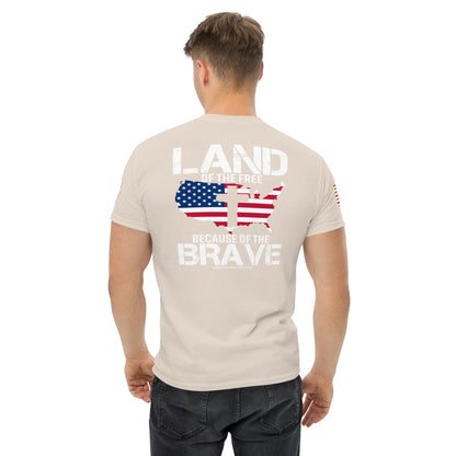 Land Of The Free Men's classic tee