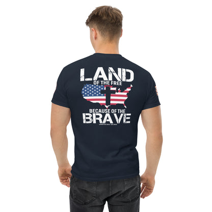 Land Of The Free Men's classic tee