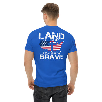 Land Of The Free Men's classic tee