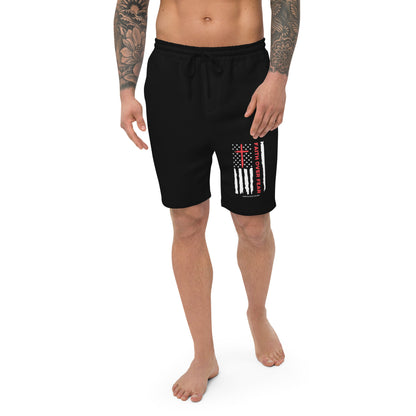 Faith over Fear Men's fleece shorts