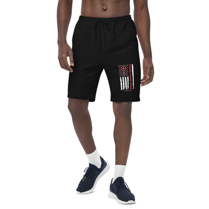 Faith over Fear Men's fleece shorts