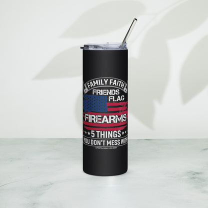 5 things !! Stainless steel tumbler