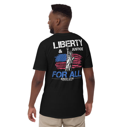 Liberty & Justice for All  Unisex t-shirt