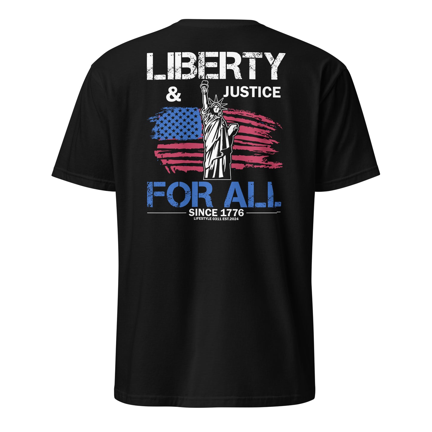 Liberty & Justice for All  Unisex t-shirt