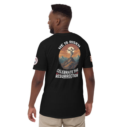 He is Risen  Celebrate Short-Sleeve Unisex T-Shirt