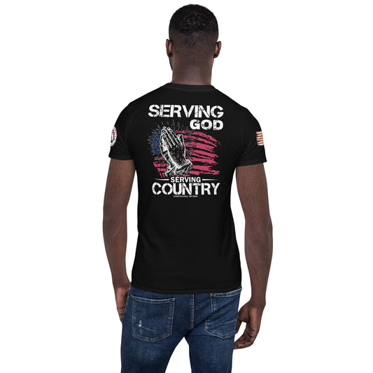 Serving God & Country 2 Short-Sleeve Unisex T-Shirt