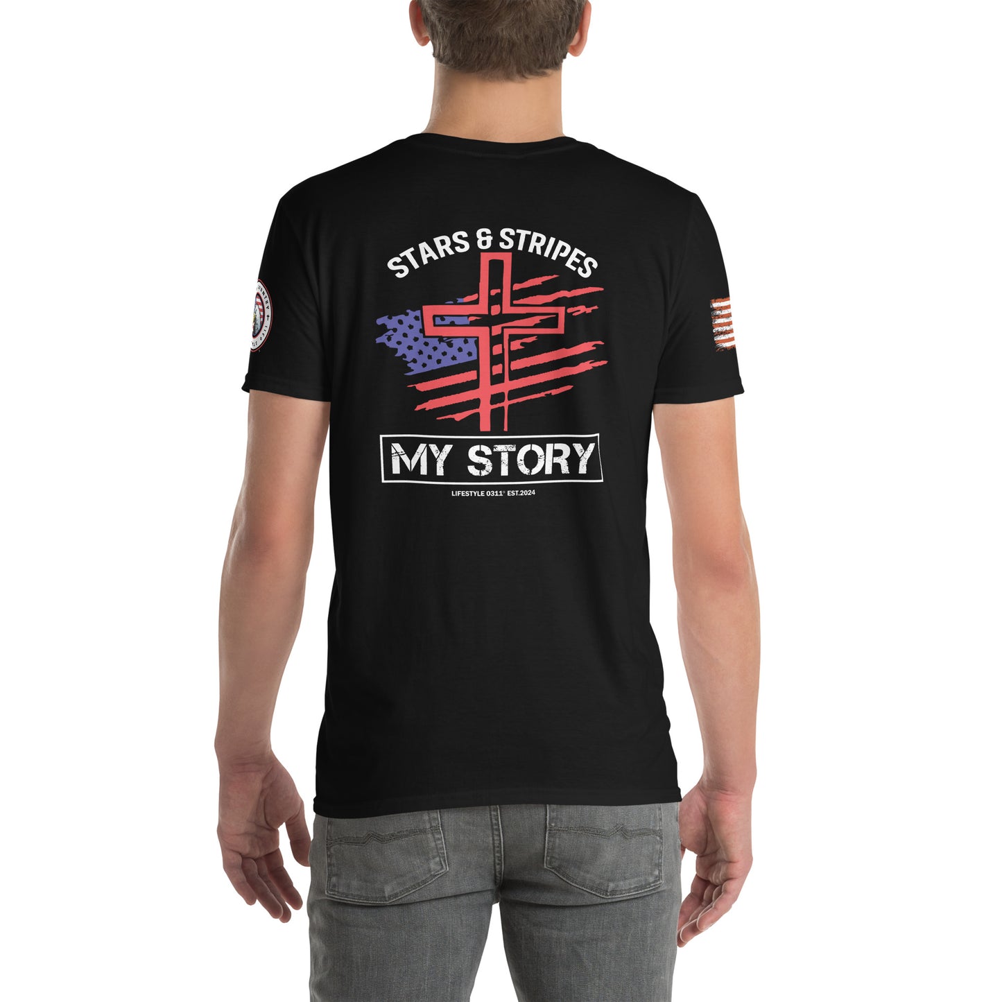 Stars & Stripes Short-Sleeve Unisex T-Shirt