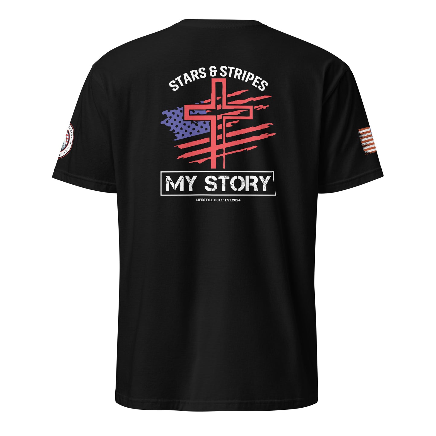 Stars & Stripes Short-Sleeve Unisex T-Shirt