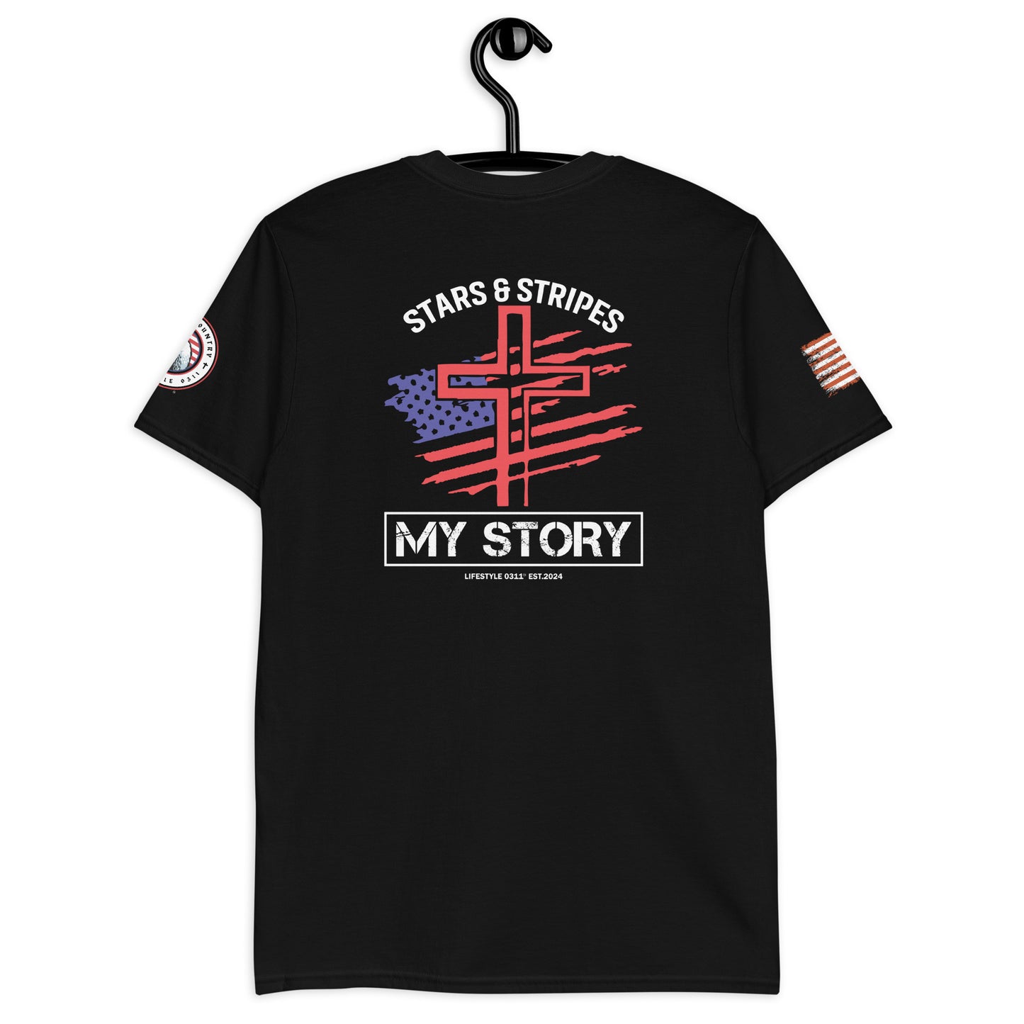 Stars & Stripes Short-Sleeve Unisex T-Shirt