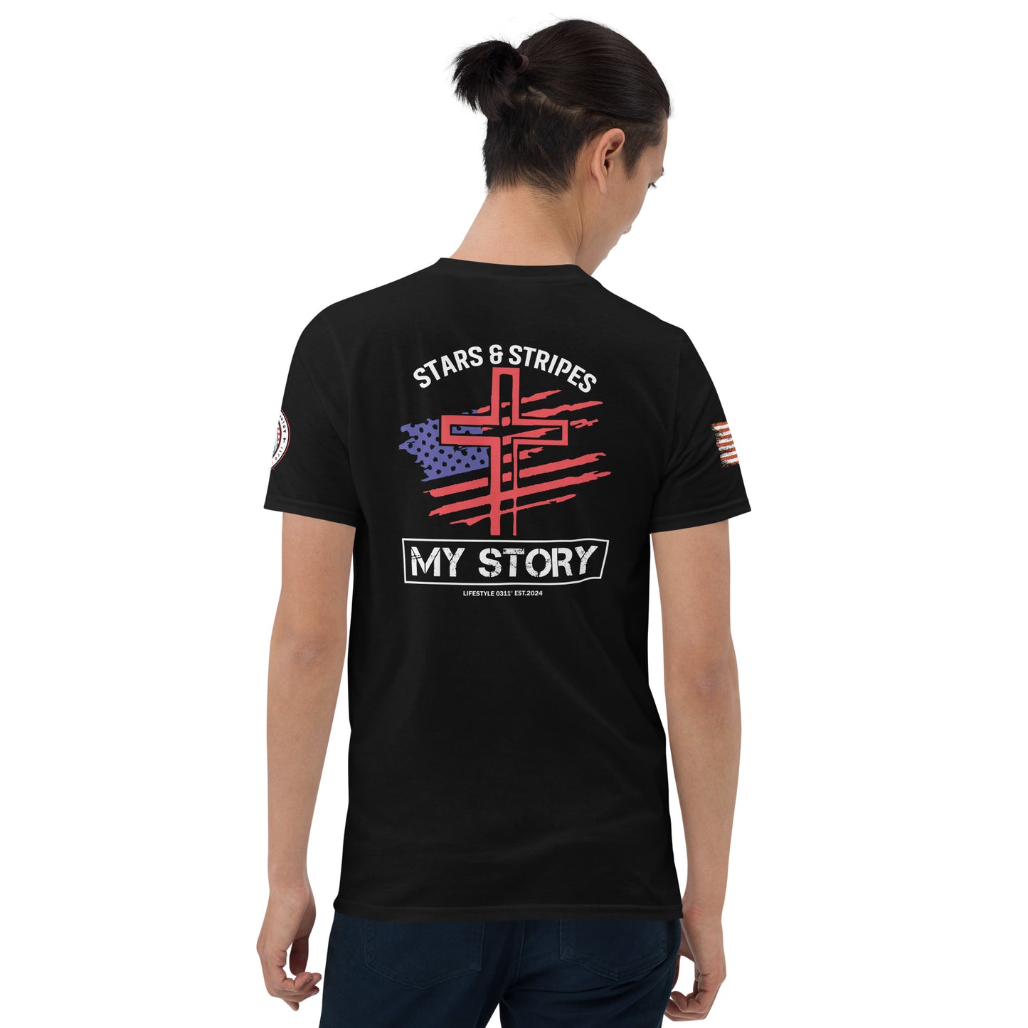 Stars & Stripes Short-Sleeve Unisex T-Shirt