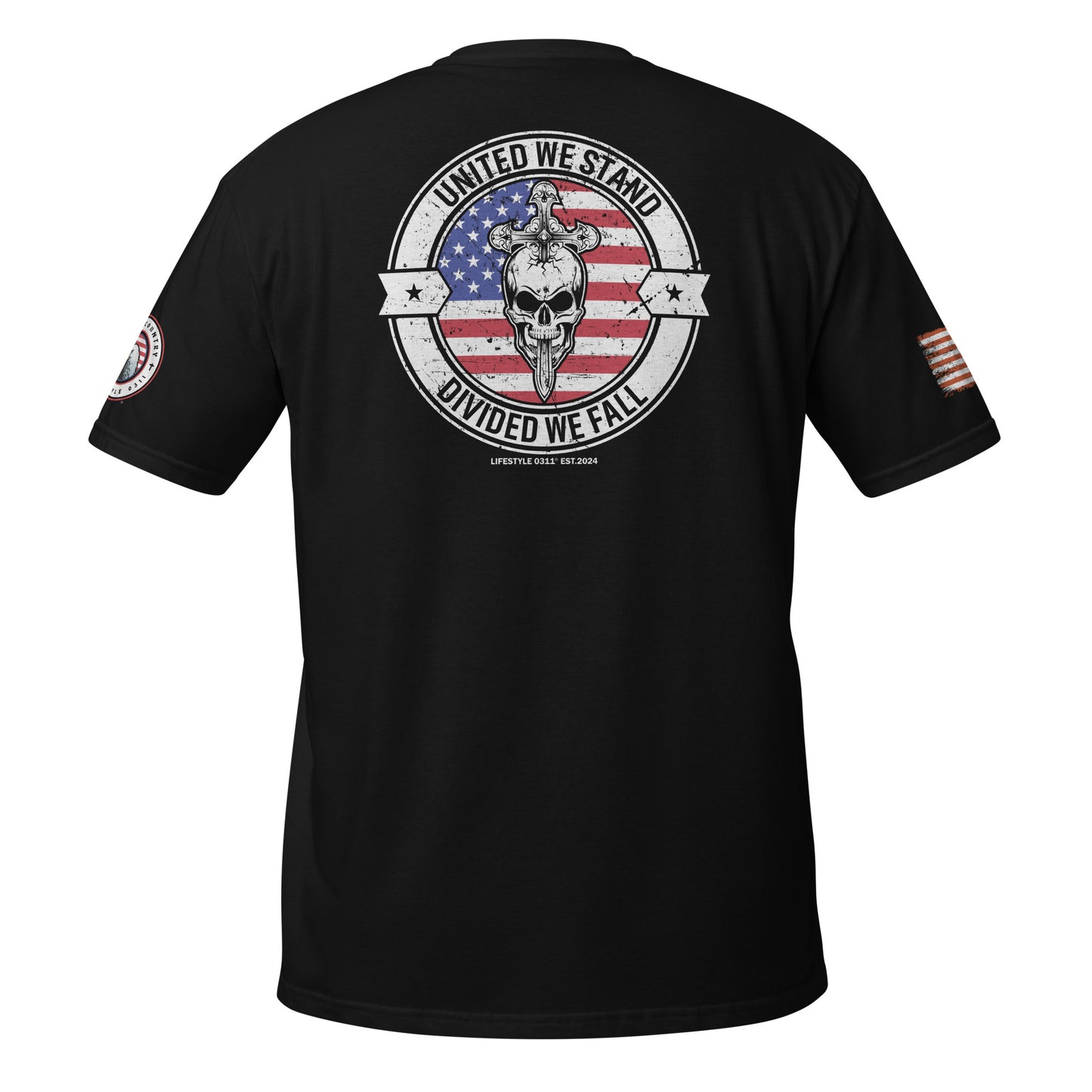 United We Stand Divided We Fall Short-Sleeve Unisex T-Shirt