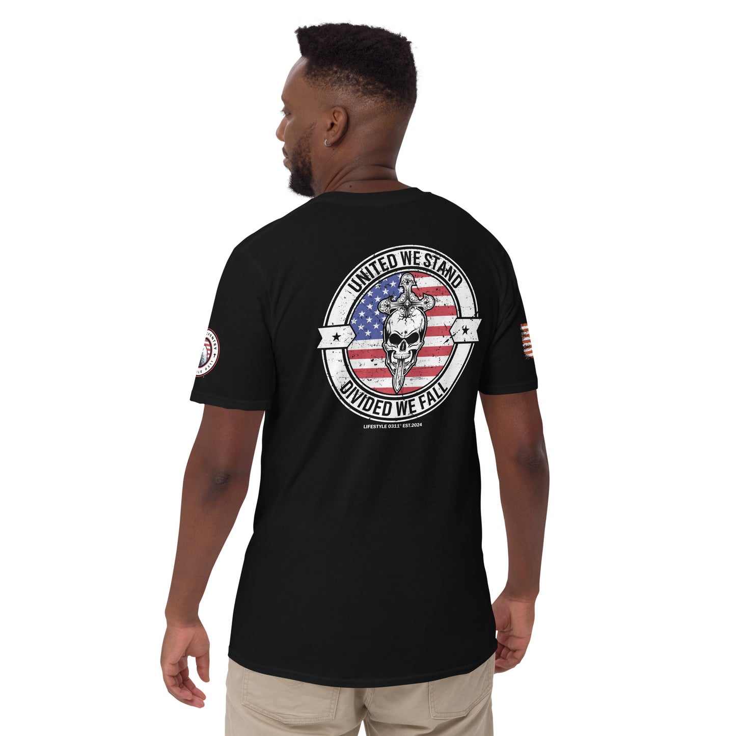 United We Stand Divided We Fall Short-Sleeve Unisex T-Shirt