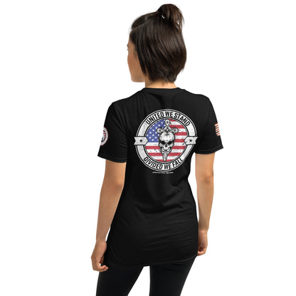 United We Stand Divided We Fall Short-Sleeve Unisex T-Shirt