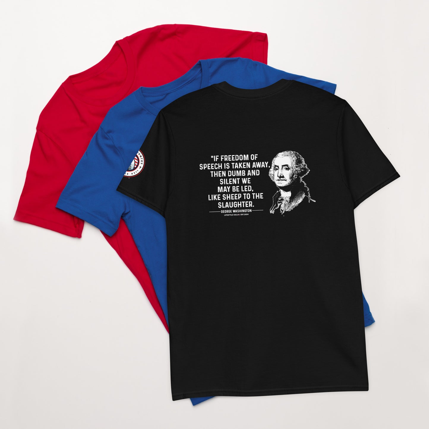 George Washington If Freedom of Speech Short-Sleeve Unisex T-Shirt