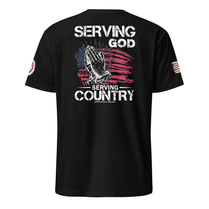 Serving God and Country Short-Sleeve Unisex T-Shirt