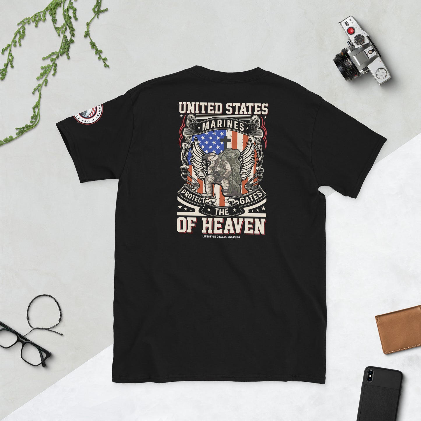 Marines Guardian of Heavens Gates Short-Sleeve Unisex T-Shirt