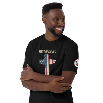 Best Pops Cross Short-Sleeve Unisex T-Shirt