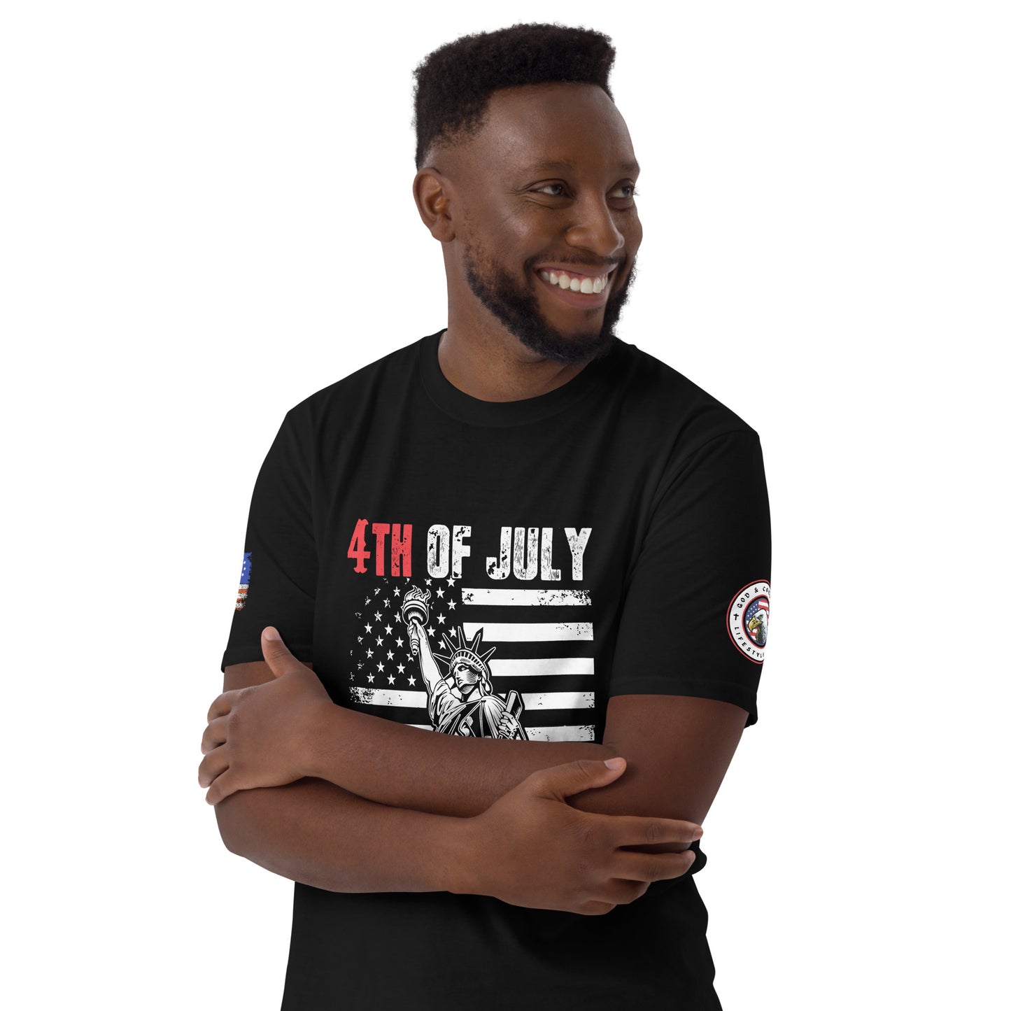 4th of July Independence Day Liberty  Short-Sleeve Unisex T-Shirt