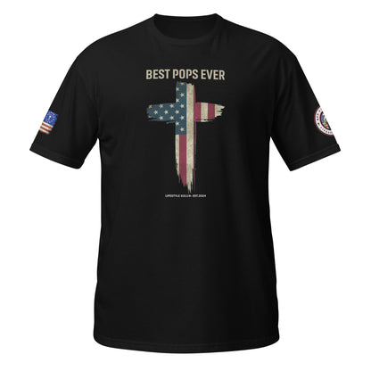 Best Pops Cross Short-Sleeve Unisex T-Shirt