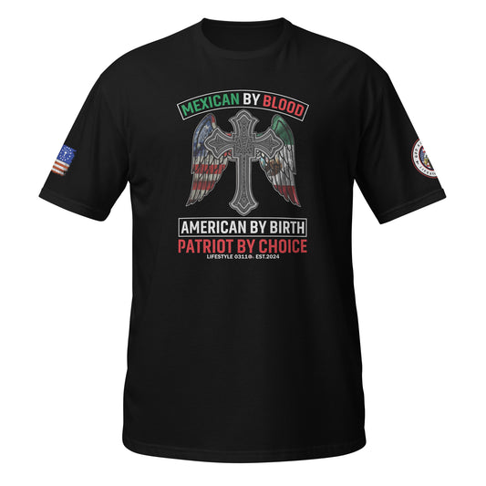 Mexican Blood American Birth Short-Sleeve Unisex T-Shirt