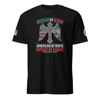 Mexican Blood American Birth Short-Sleeve Unisex T-Shirt