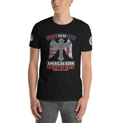 Puerto Rican Roots American Born Short-Sleeve Unisex T-Shirt