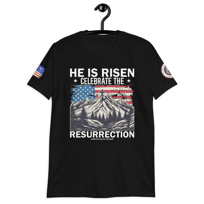 He is Risen Resurrection Short-Sleeve Unisex T-Shirt