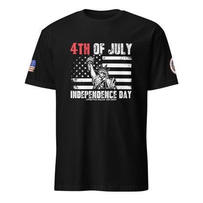 4th of July Independence Day Liberty  Short-Sleeve Unisex T-Shirt