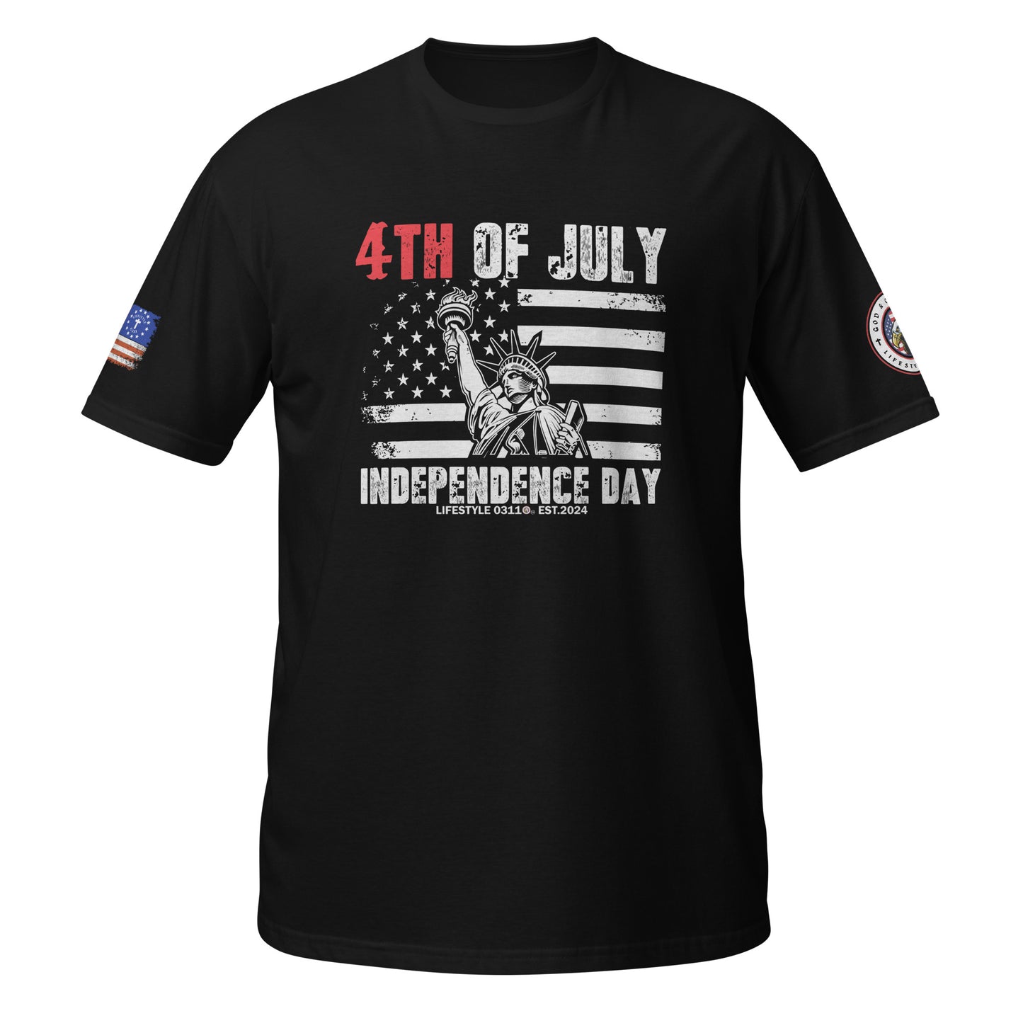 4th of July Independence Day Liberty  Short-Sleeve Unisex T-Shirt