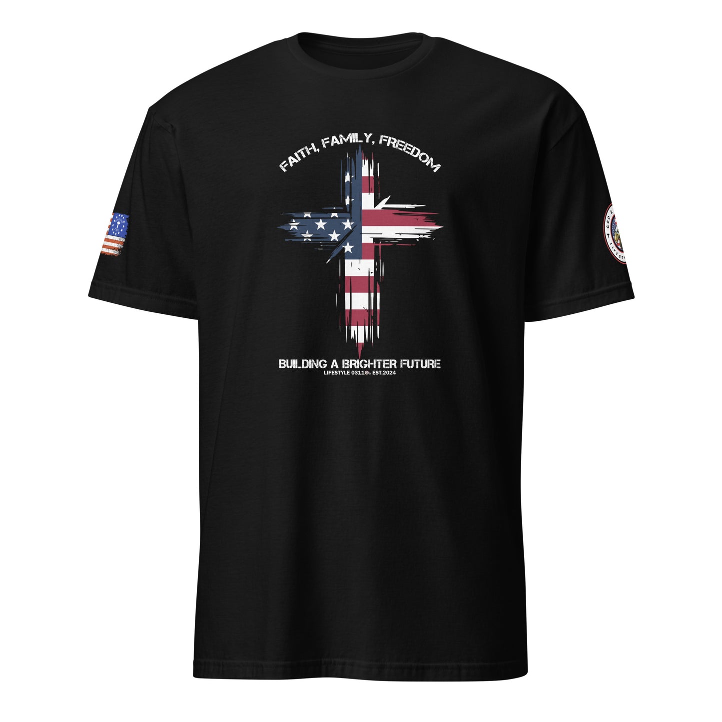 Faith, Family, Freedom Short-Sleeve Unisex T-Shirt