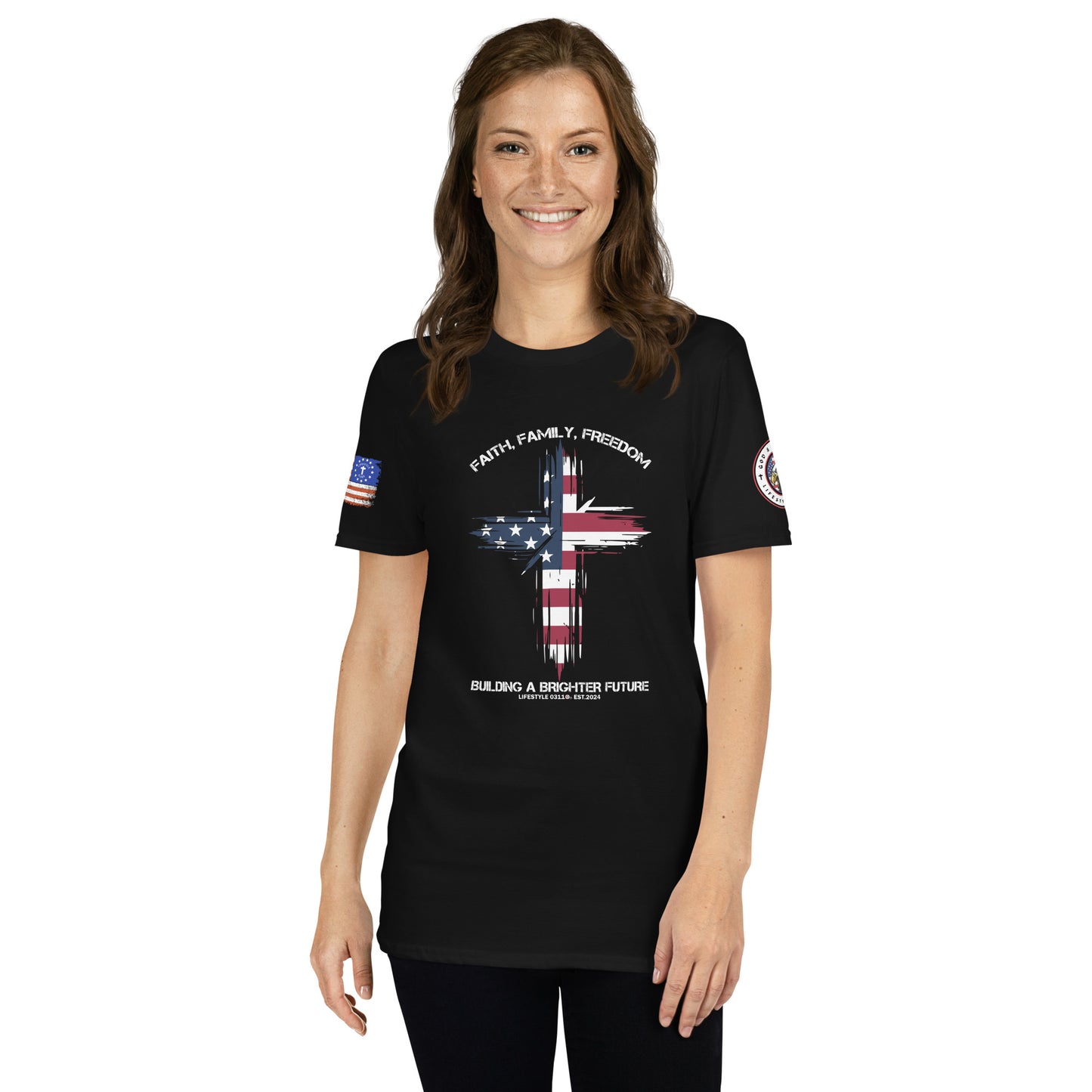 Faith, Family, Freedom Short-Sleeve Unisex T-Shirt