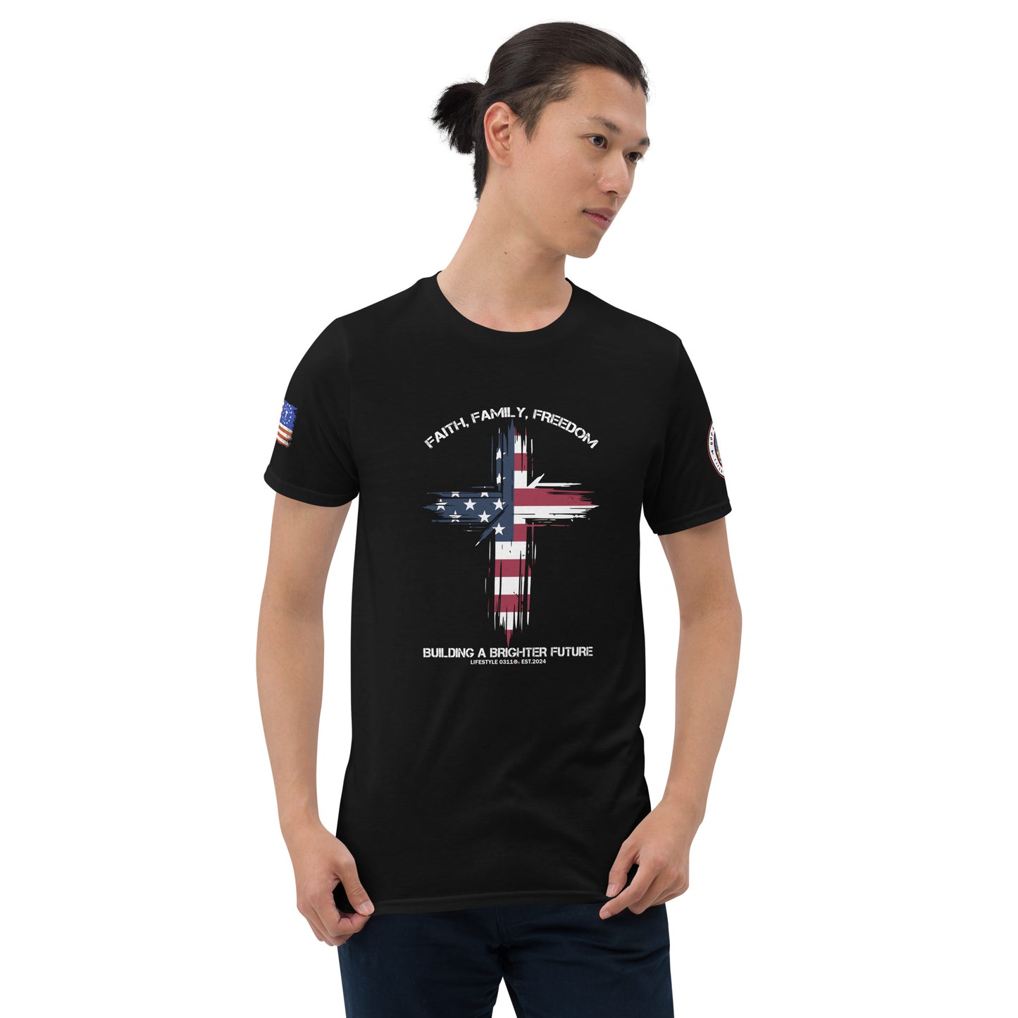 Faith, Family, Freedom Short-Sleeve Unisex T-Shirt