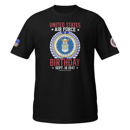 Air Force Birthday Short-Sleeve Unisex T-Shirt