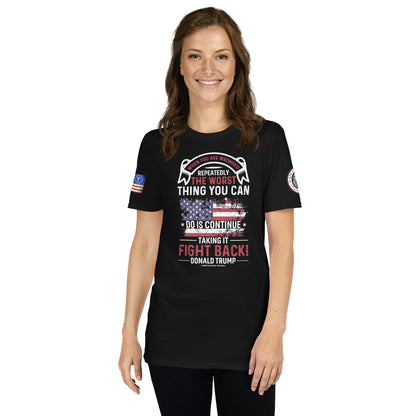 Fight Back Donald Trump Short-Sleeve Unisex T-Shirt