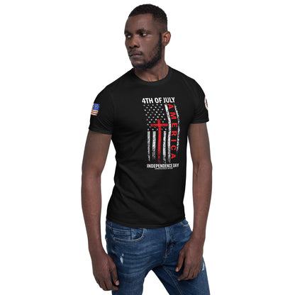 4th of July America Short-Sleeve Unisex T-Shirt