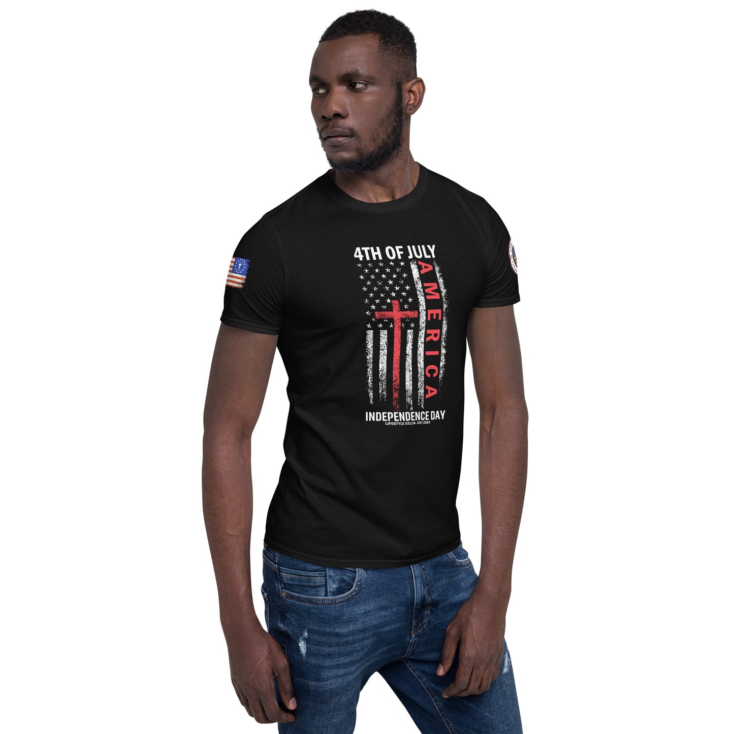 4th of July Independence Day Short-Sleeve Unisex T-Shirt