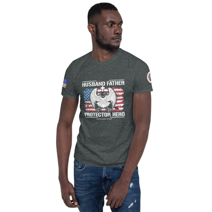 Husband Father Protector Short-Sleeve Unisex T-Shirt