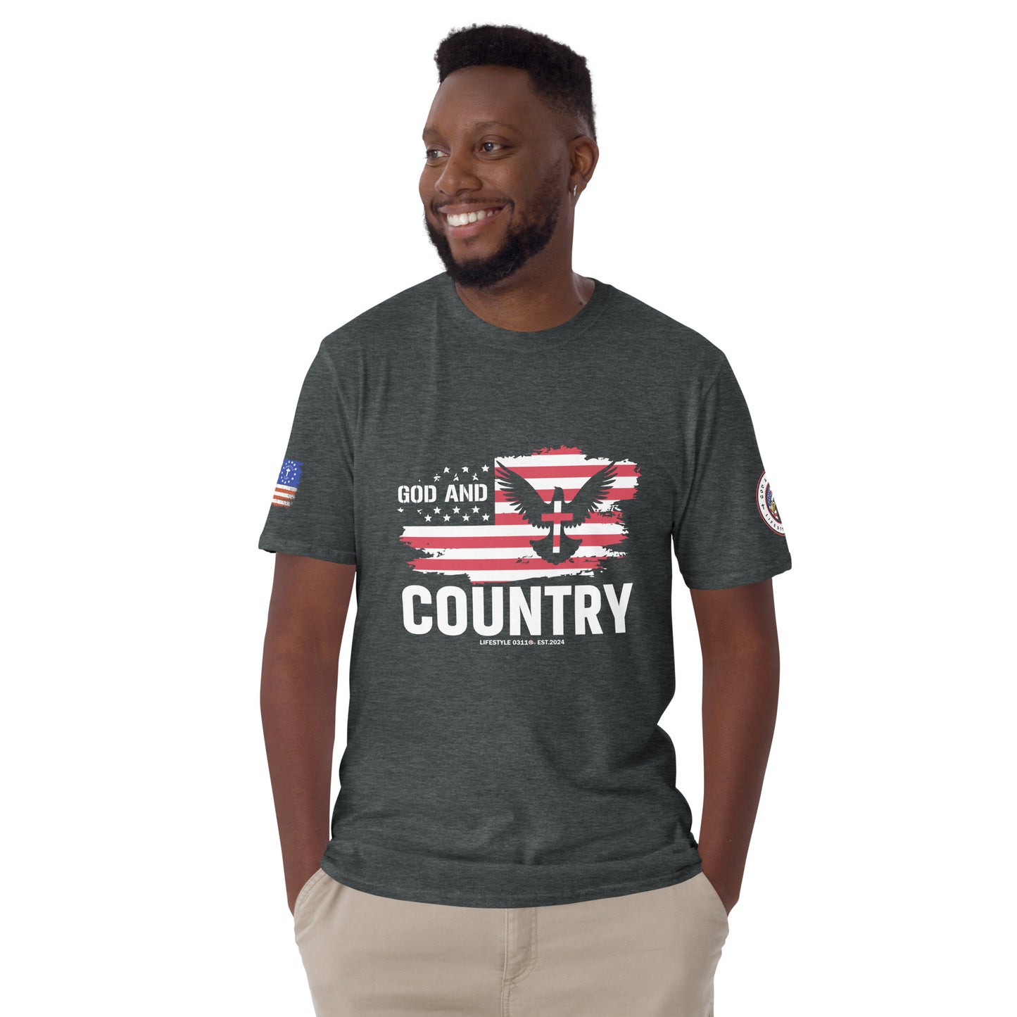 God and Country Short-Sleeve Unisex T-Shirt