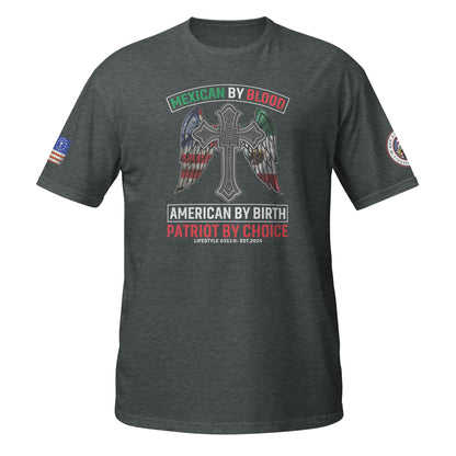 Mexican Blood American Birth Short-Sleeve Unisex T-Shirt