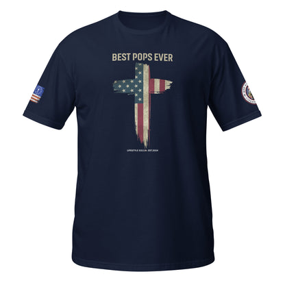 Best Pops Cross Short-Sleeve Unisex T-Shirt