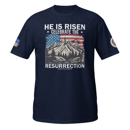 He is Risen Resurrection Short-Sleeve Unisex T-Shirt