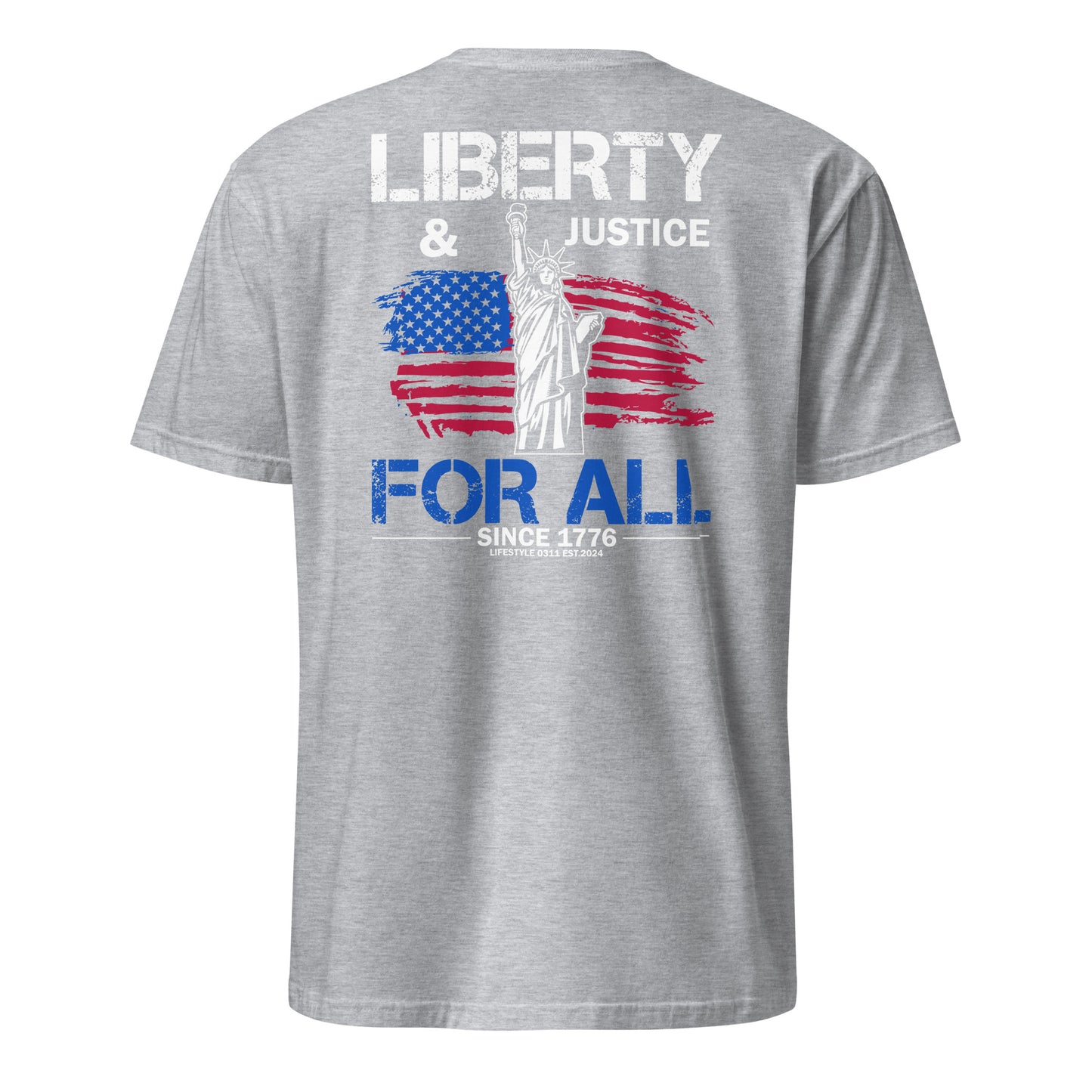 Liberty & Justice for All  Unisex t-shirt