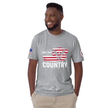 God and Country Short-Sleeve Unisex T-Shirt