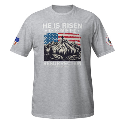 He is Risen Resurrection Short-Sleeve Unisex T-Shirt