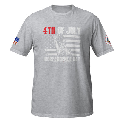 4th of July Independence Day Liberty  Short-Sleeve Unisex T-Shirt