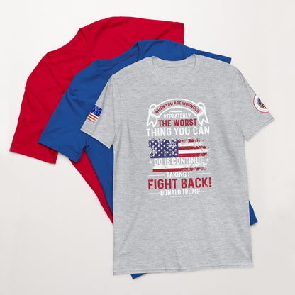 Fight Back Donald Trump Short-Sleeve Unisex T-Shirt