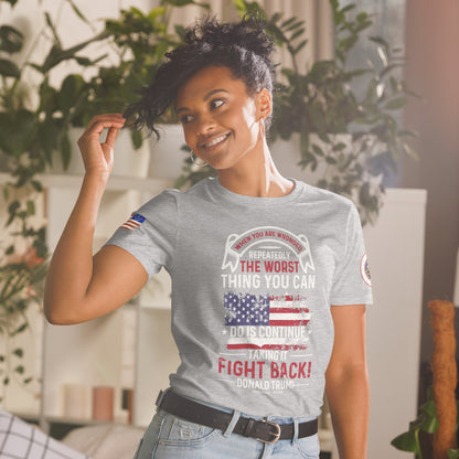 Fight Back Donald Trump Short-Sleeve Unisex T-Shirt