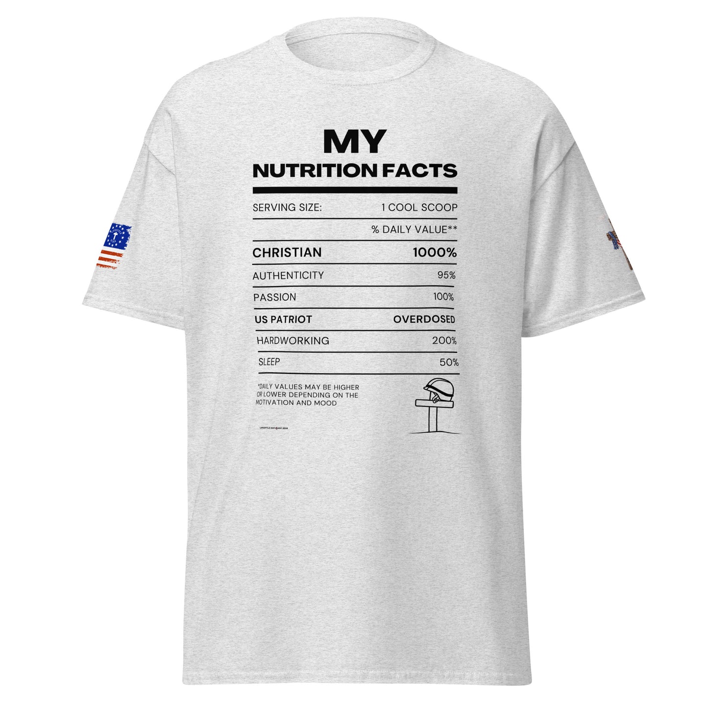 My Nutrition Facts  Unisex classic tee